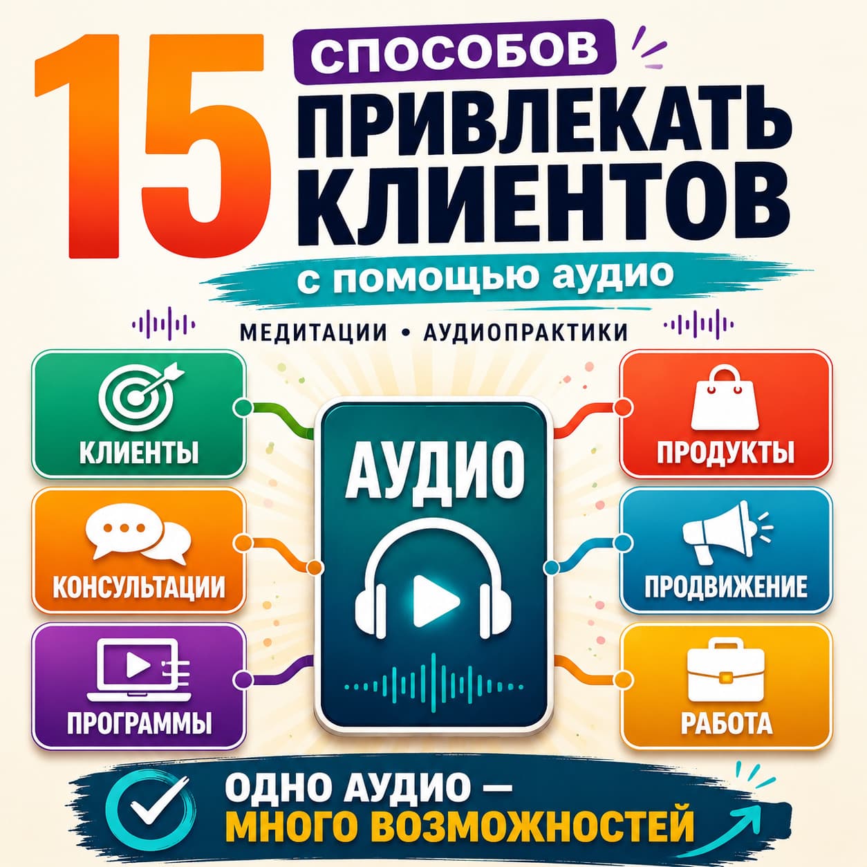 Как использовать медитации и аудиопрактики для привлечения клиентов
