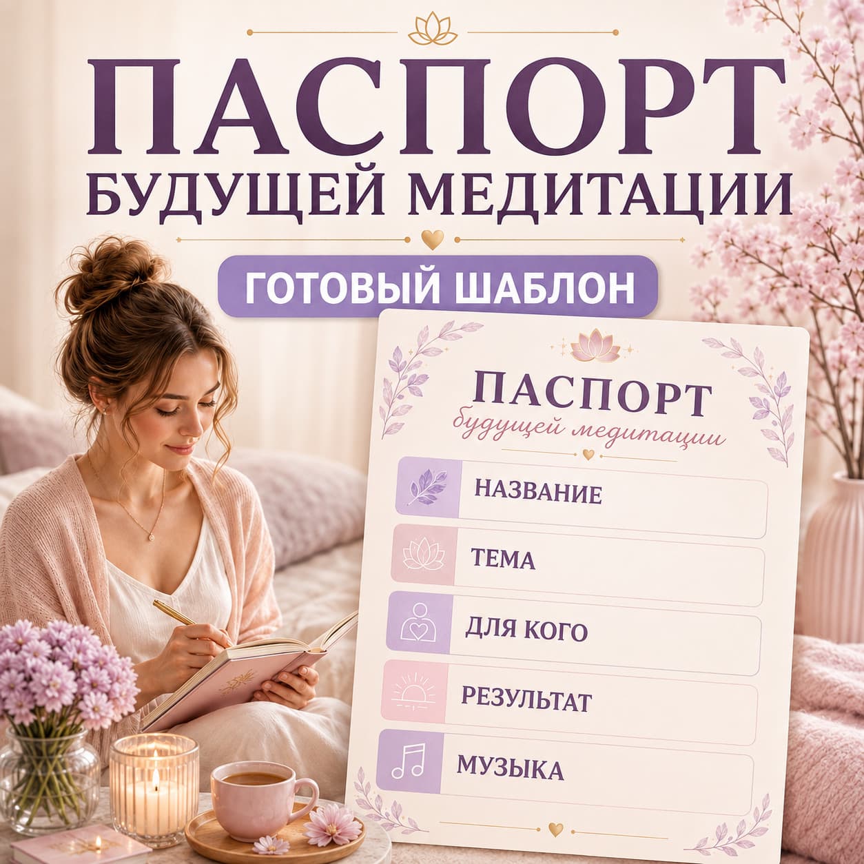 Паспорт будущей медитации: готовый шаблон