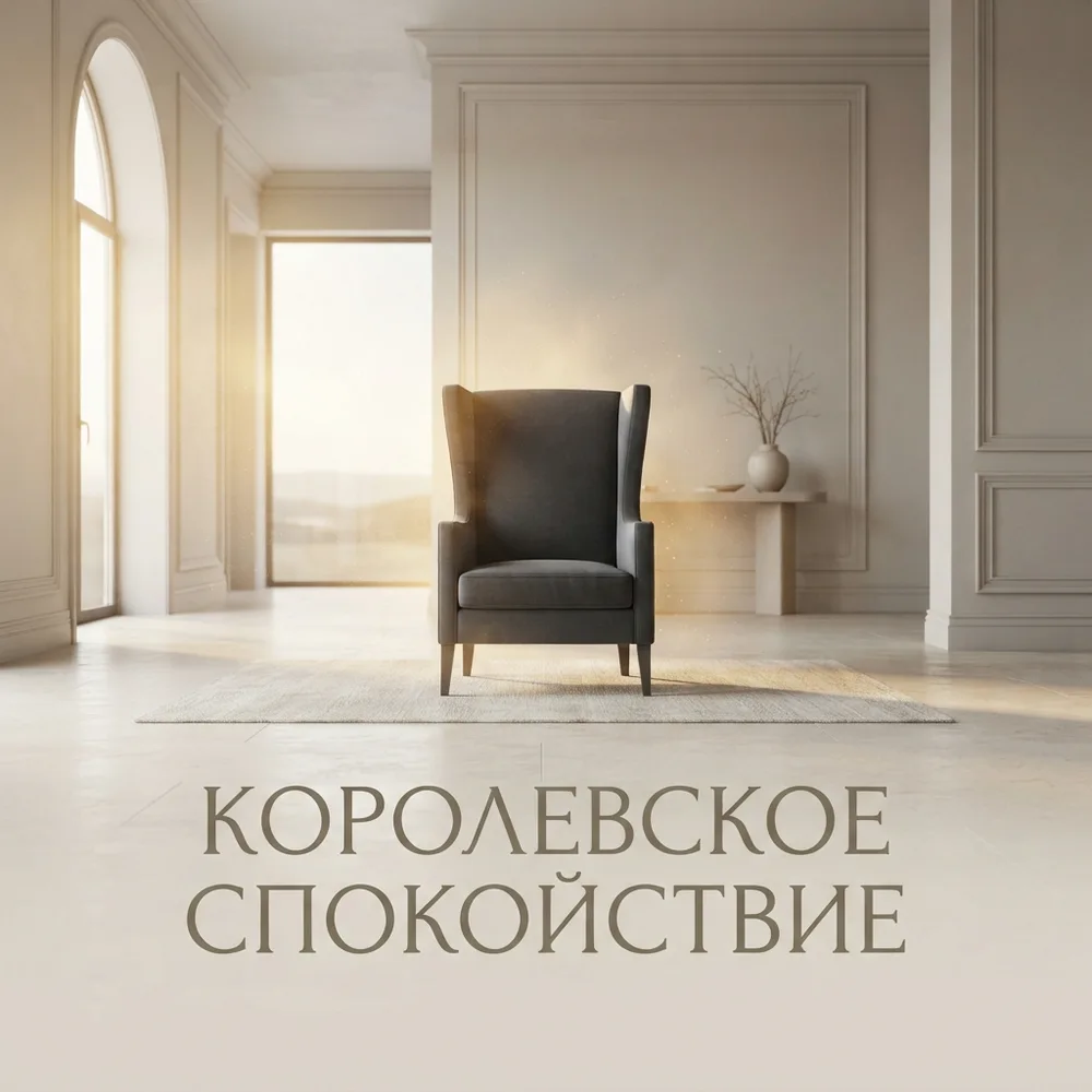 Обложка аудиопрактики «Королевское спокойствие» – Татьяна Бадакова