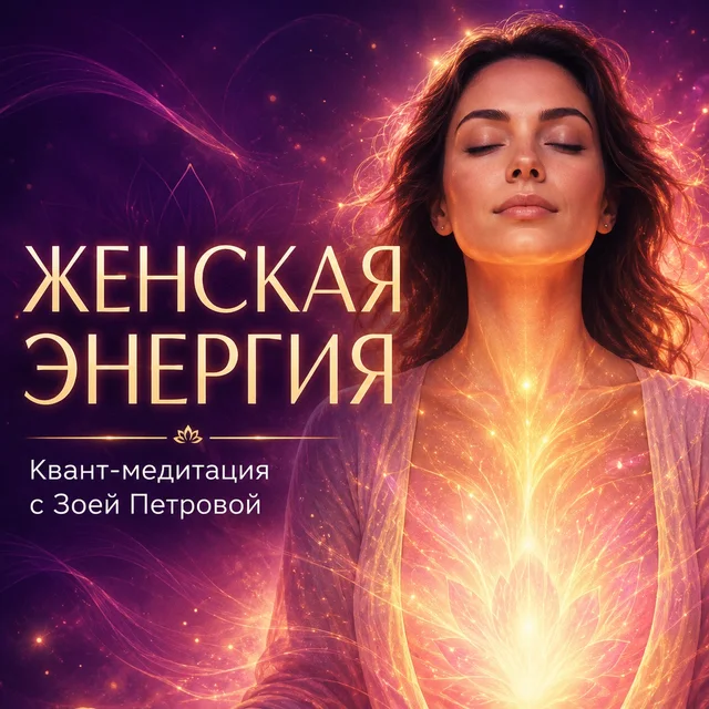 Обложка аудиопрактики «Женская энергия» – Зоя Петрова