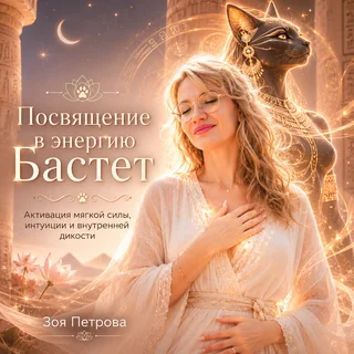 Обложка аудиопрактики «Посвящение в энергию Бастет»
