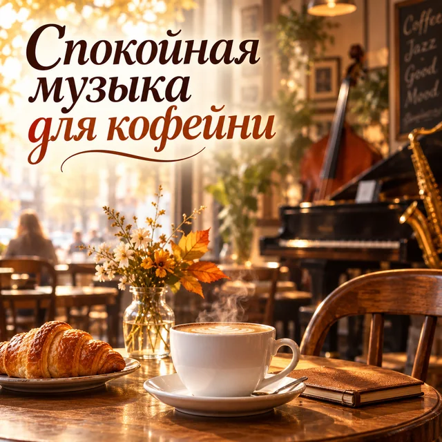Обложка аудиопрактики «Спокойная музыка для кофейни» – Ирина Ведянина