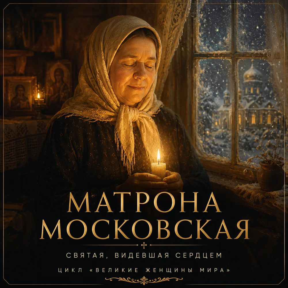 Обложка аудиопрактики «Матрона Московская» – Сергей Петров
