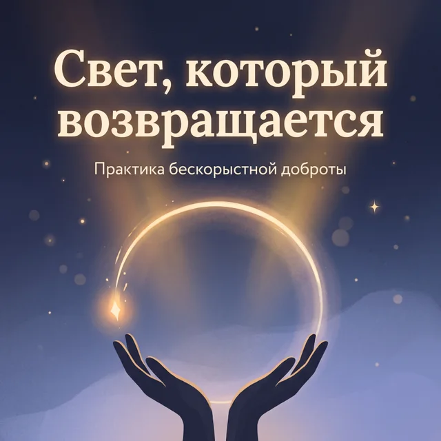Обложка аудиопрактики «Свет, который возвращается» – Ольга Невская