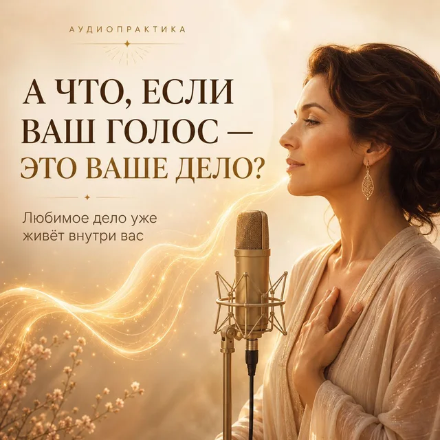 Обложка аудиопрактики «Любимое дело уже живёт внутри вас» – Сергей Петров