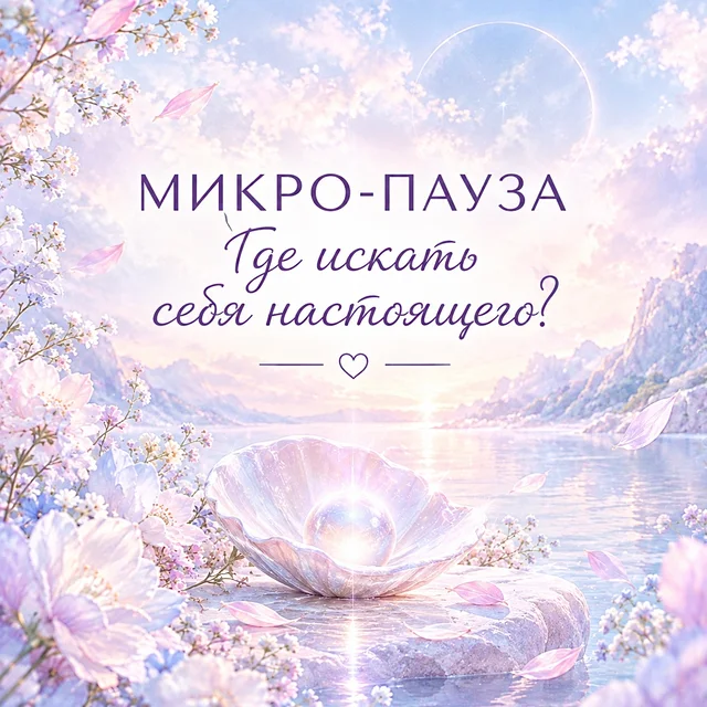 Обложка аудиопрактики «Где искать себя настоящую?» – Это моя ПАУЗА