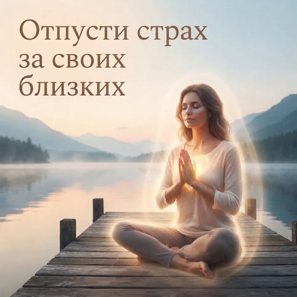 Обложка аудиопрактики «Отпусти страх за близких» – Татьяна Бадакова