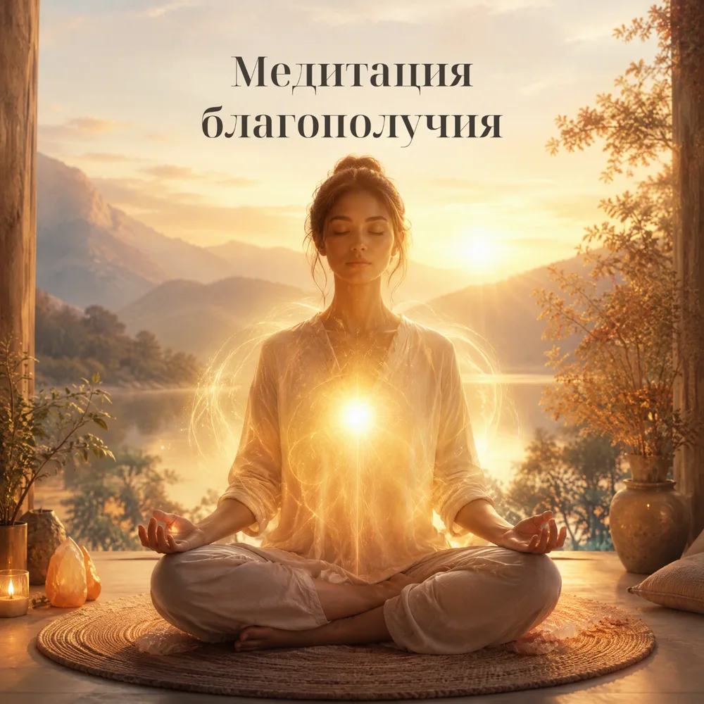 Обложка аудиопрактики «Медитация на благополучие» – Татьяна Бадакова