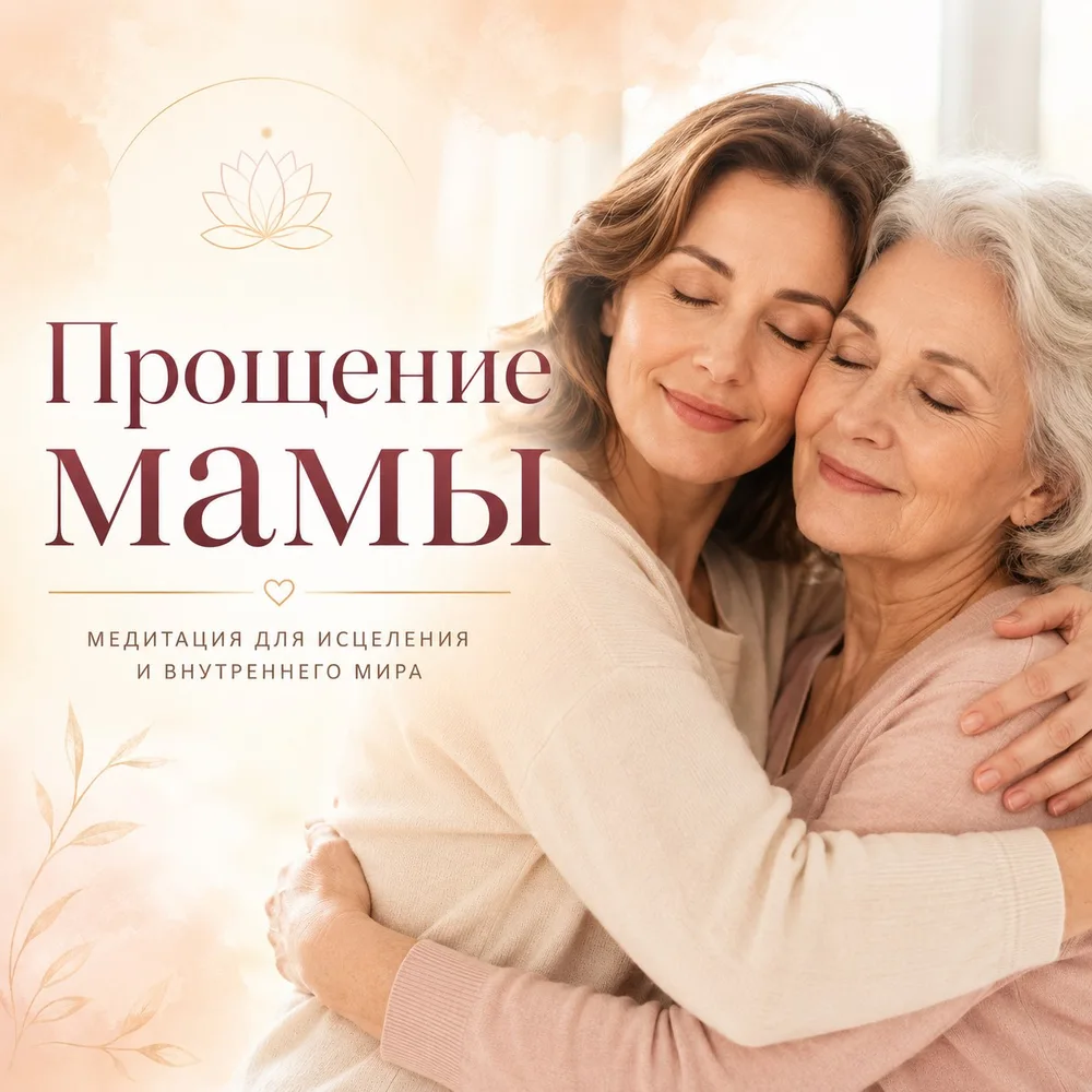 Обложка аудиопрактики «Прощение мамы и освобождение от эмоциональных связей» – Сергей Петров