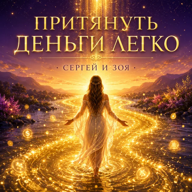 Обложка аудиопрактики «Притянуть деньги легко» – Сергей и Зоя