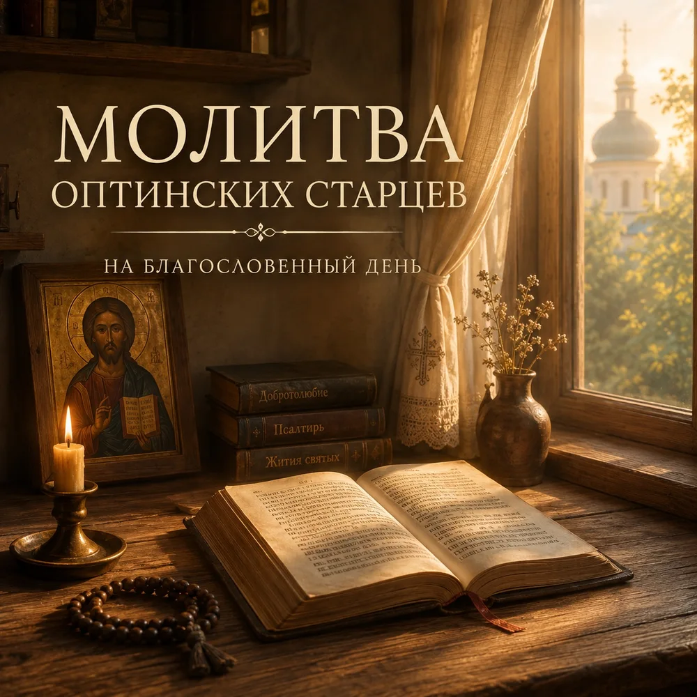 Обложка аудиопрактики «Молитва Оптинских старцев» – Сергей Петров