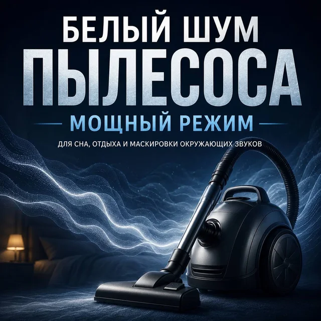 Белый шум пылесоса – мощный режим