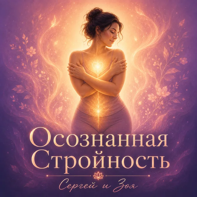 Обложка программы аудиопрактик «Осознанная Стройность» – Сергей и Зоя