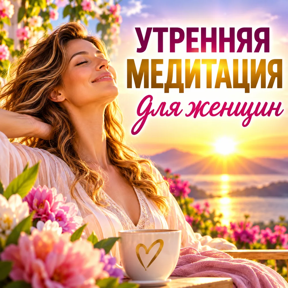Обложка аудиопрактики «Утренняя  медитация  для женщин» – Шабарова Ольга