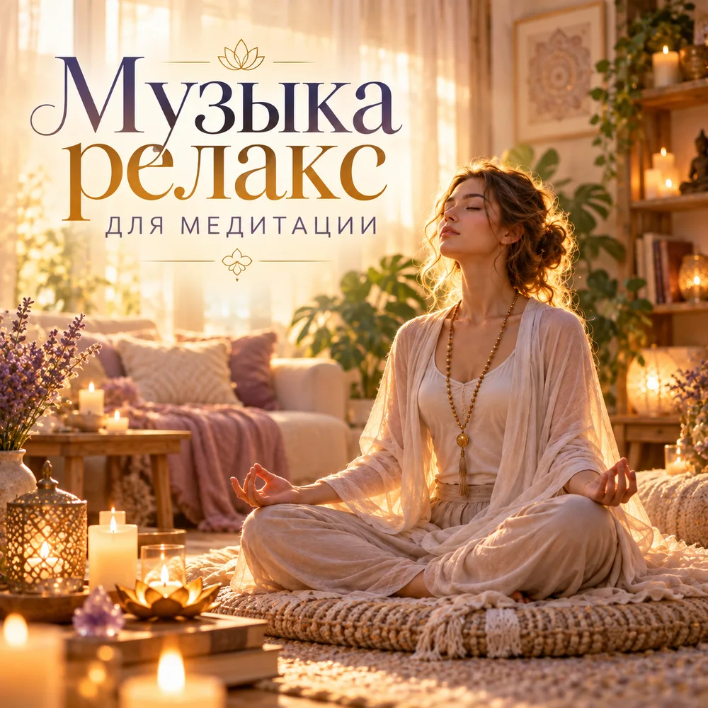Обложка: музыкальный альбом «Музыка релакс для медитации» – Аурафон