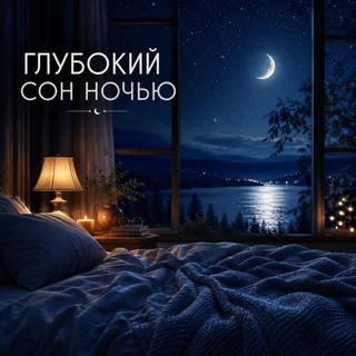 Обложка аудиопрактики «Глубокий сон ночью» – Аурафон