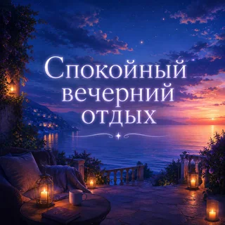 Обложка аудиопрактики «Спокойный вечерний отдых» – Аурафон