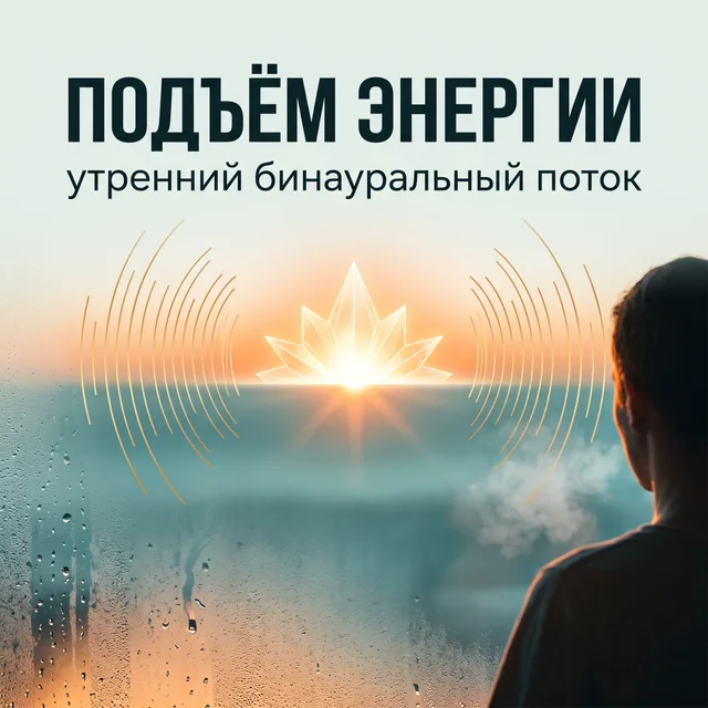 Обложка аудиопрактики «Подъём энергии: утренний бинауральный поток» – Ольга Невская