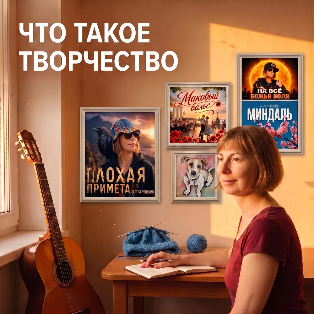 Обложка аудиопоста «Что такое творчество: моя история» – Ольга Невская