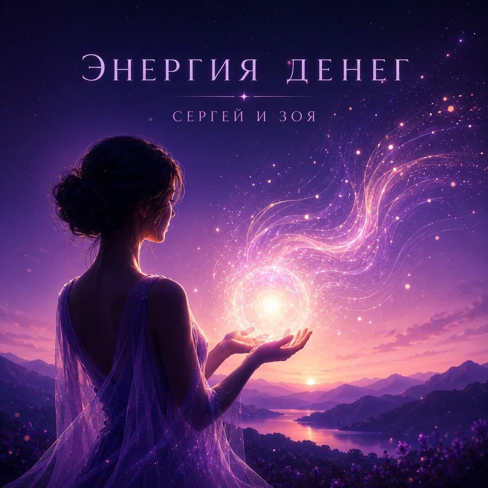 Обложка программы аудиопрактик «Энергия Денег» – Сергей и Зоя