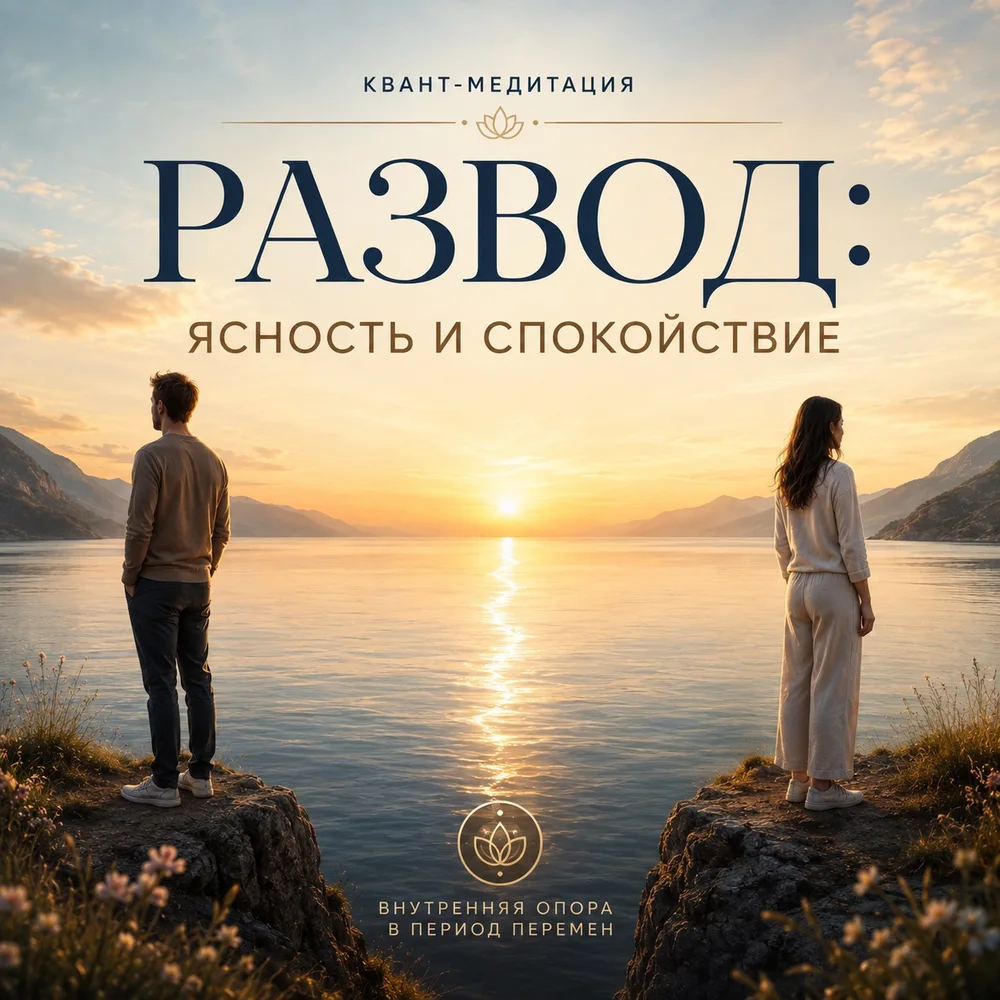 Обложка аудиопрактики «Развод: ясность и спокойствие» – Сергей и Зоя