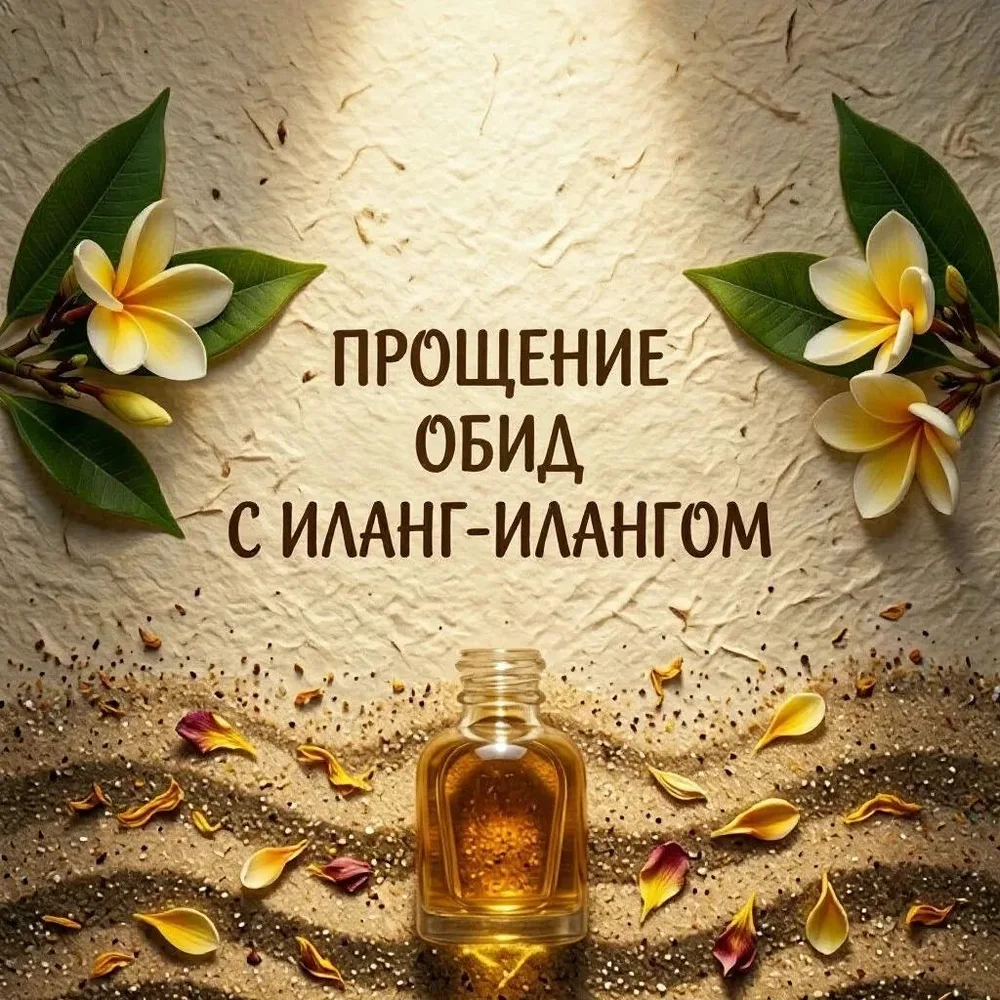Обложка аудиопрактики «Прощение обид с иланг-илангом» – Марина Варгола