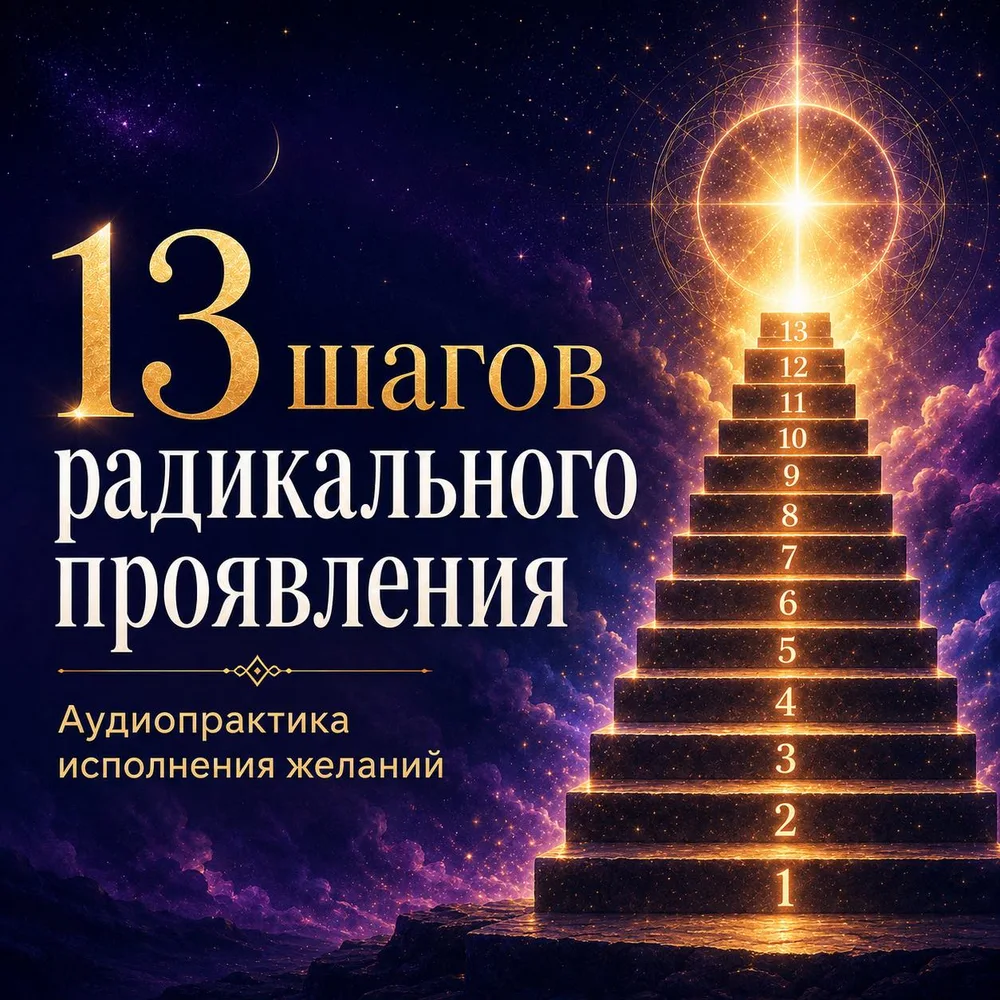 Обложка аудиопрактики «13 шагов Радикального проявления» – Герман Семенюк