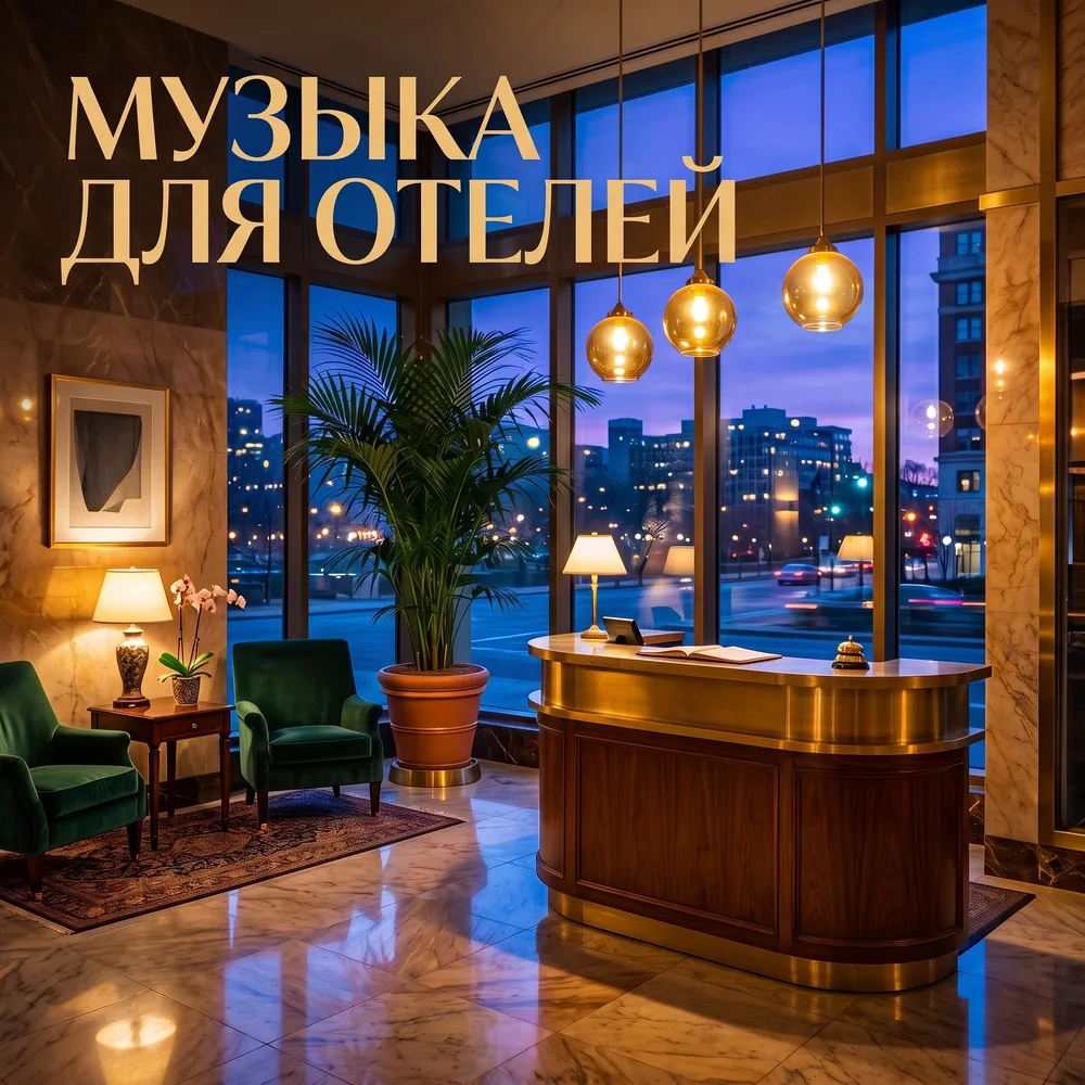 Обложка: музыкальный альбом «Часы отеля: музыка для отелей и ресторанов» – Тонолия
