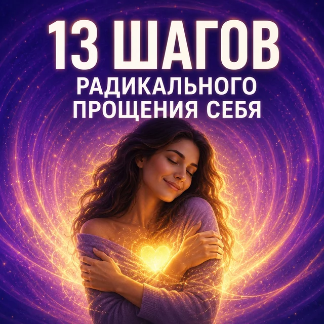Обложка аудиопрактики «13 шагов Радикального прощения себя» – Герман Семенюк