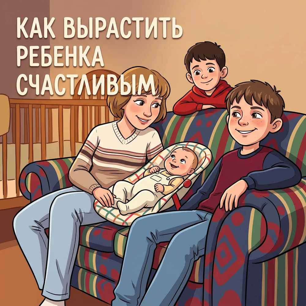 Обложка аудиопоста «Как вырастить ребенка счастливым» – Ольга Невская