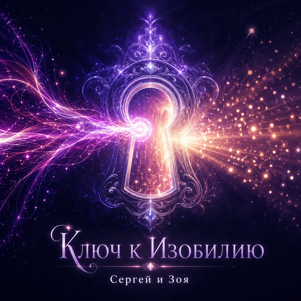 Обложка аудиопрактики «Ключ к Изобилию» – Сергей и Зоя