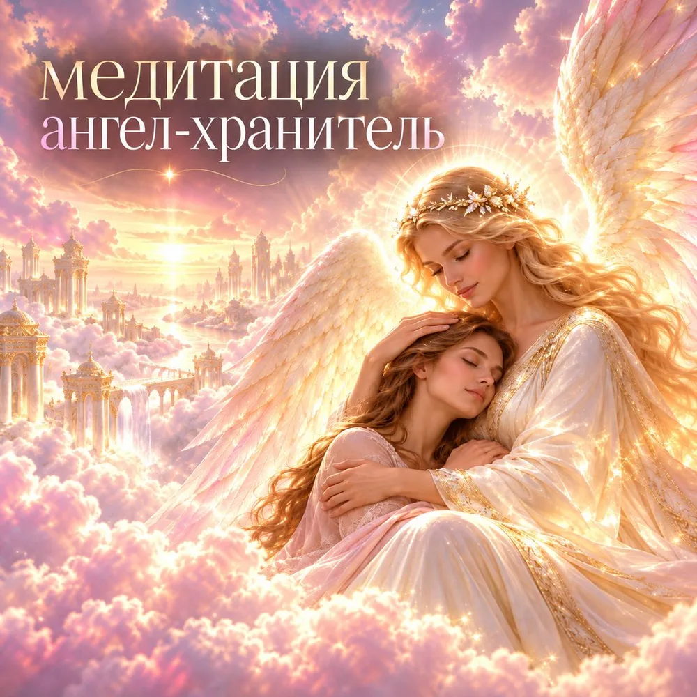 Обложка аудиопрактики «Медитация «Ангел Хранитель»» – Сергей и Зоя