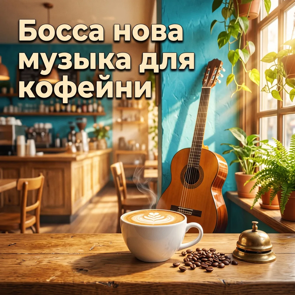Обложка: музыкальный альбом «Босса нова музыка для кофейни» – Тонолия