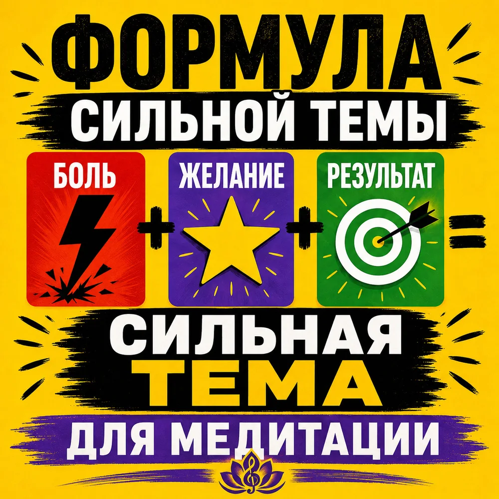Обложка аудиопрактики «25 готовых решений для создания своих медитаций» – Сергей Петров