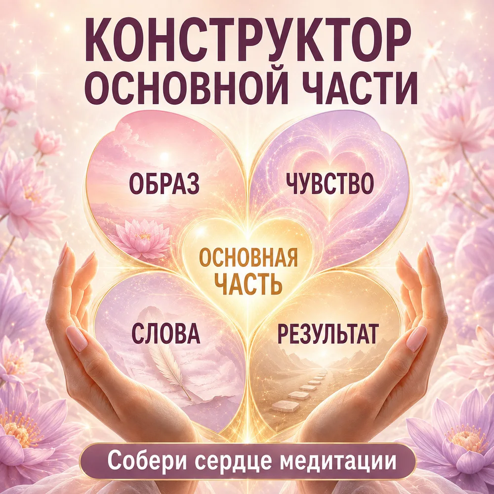 Обложка аудиопрактики «25 готовых решений для создания своих медитаций» – Сергей Петров