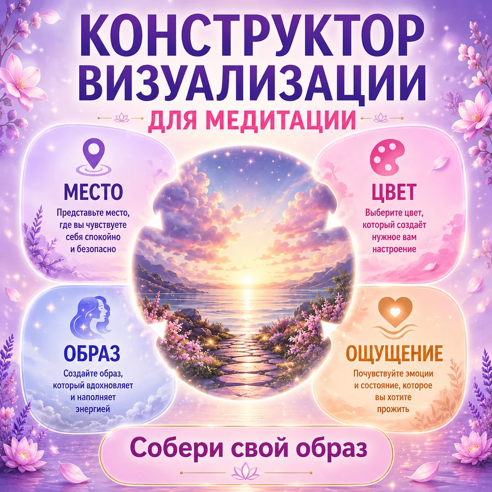 Обложка аудиопрактики «25 готовых решений для создания своих медитаций» – Сергей Петров