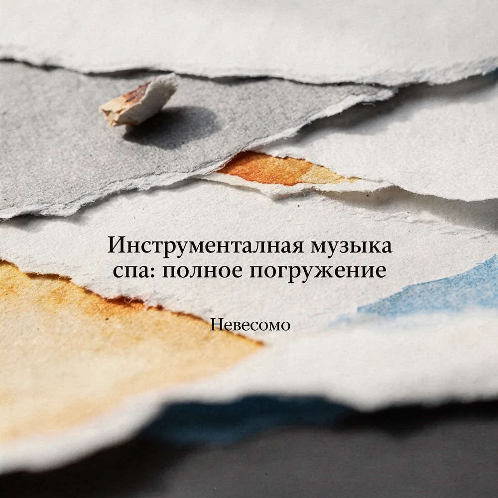 Обложка: музыкальный альбом «Инструментальная музыка для спа полное погружение» – Невесомо
