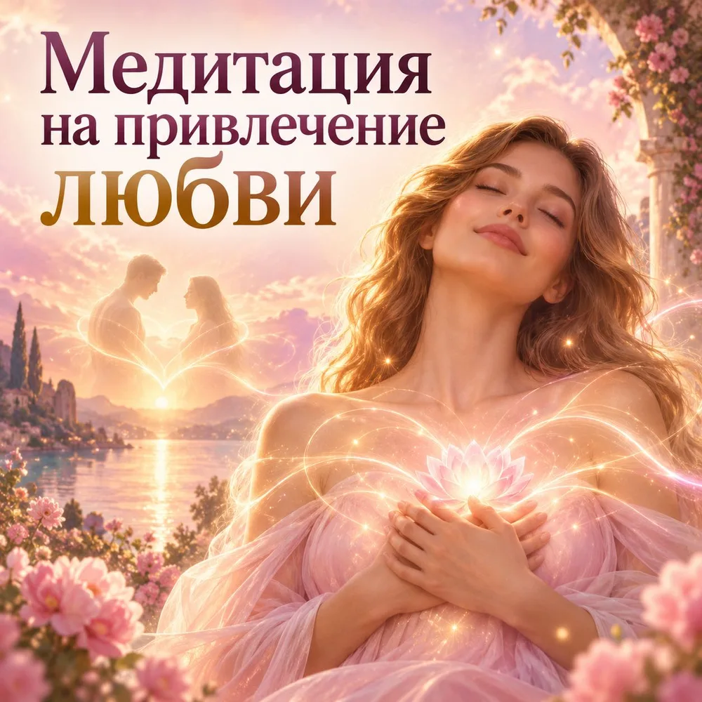 Обложка аудиопоста «Медитация на привлечение любви» – Сергей и Зоя