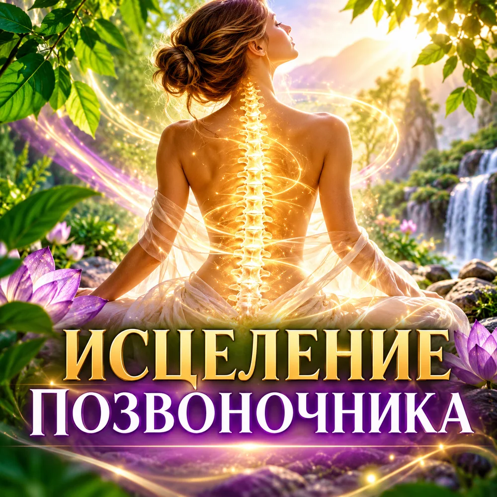 Обложка аудиопрактики «Исцеление позвоночника» – Шабарова Ольга