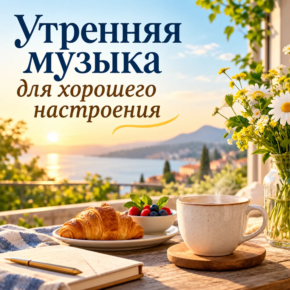 Обложка: музыкальный трек «Утренняя музыка для хорошего настроения» – Ирина Ведянина