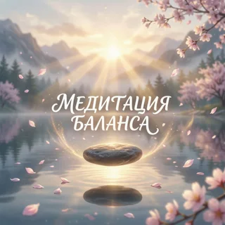 Обложка аудиопрактики «Медитация баланса»