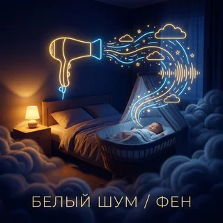 Обложка аудиопрактики «Белый шум фена» – Орий