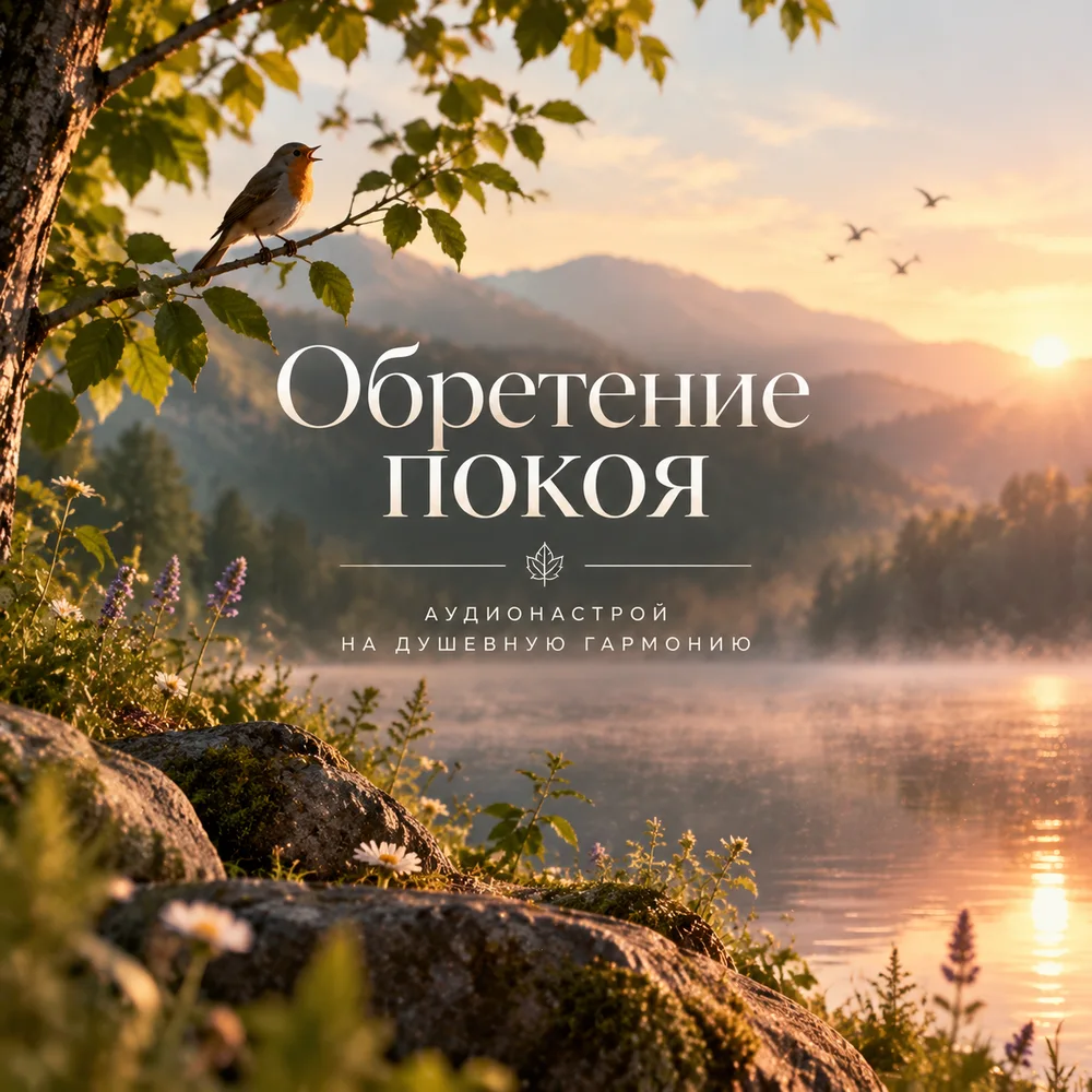 Обложка аудиопрактики «Обретение покоя: аудионастрой на душевную гармонию» – Лара Ларина