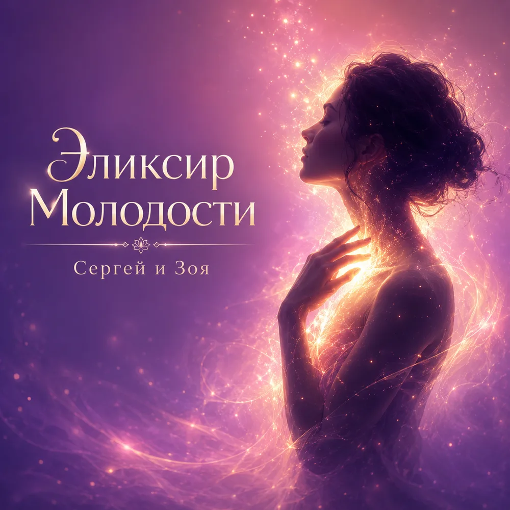 Обложка аудиопрактики «Эликсир Молодости» – Сергей и Зоя