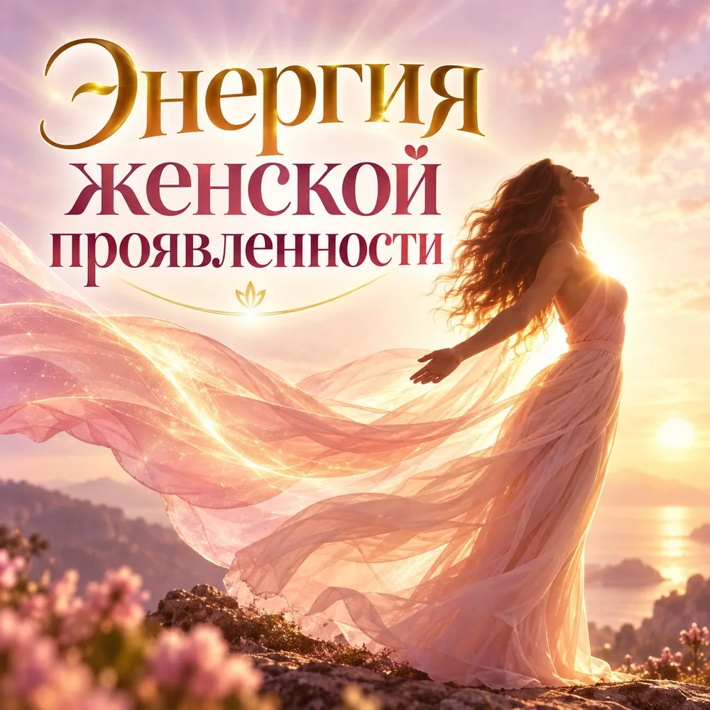 Обложка аудиопрактики «Энергия женской проявленности» – Сергей Петров
