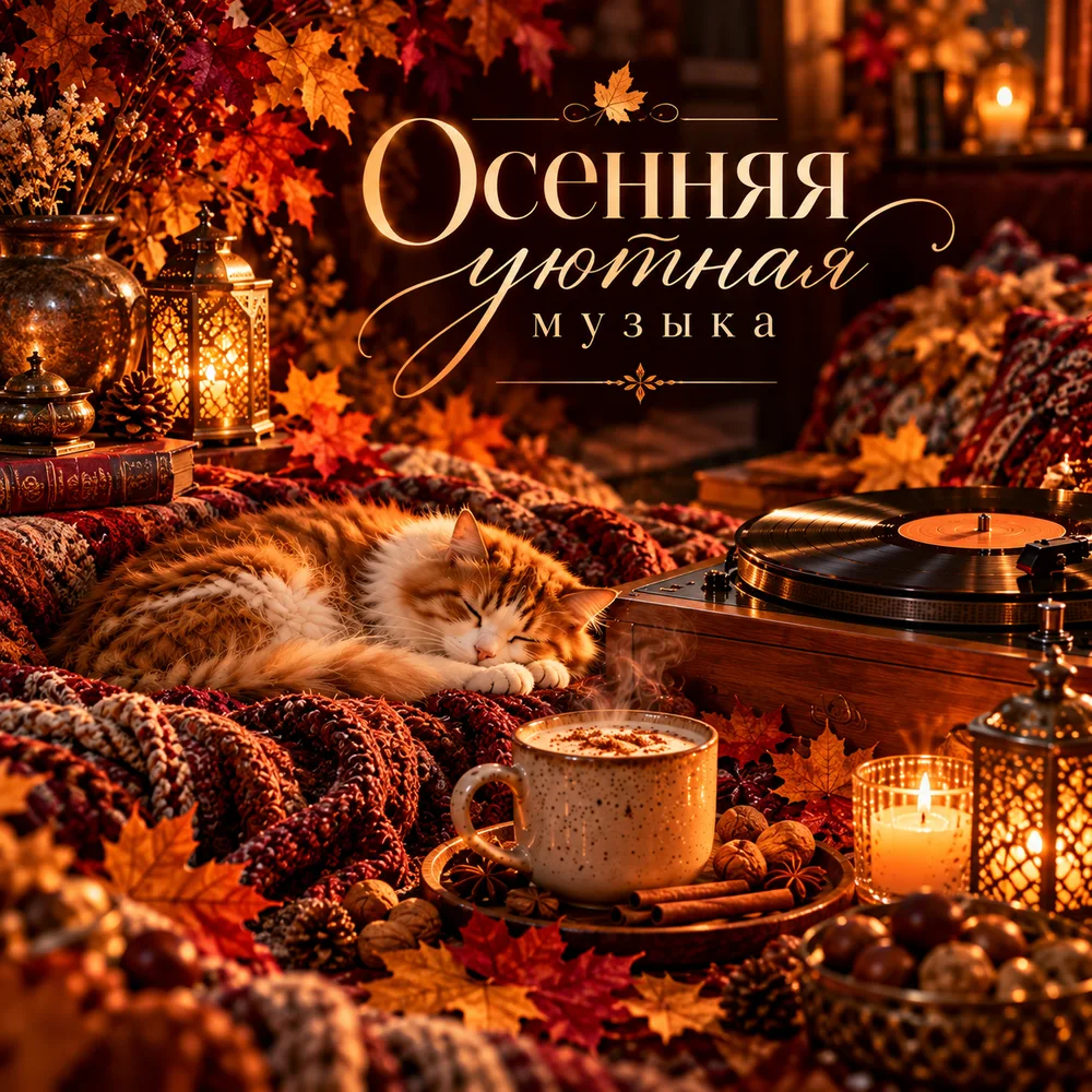 Обложка: музыкальный альбом «Осенняя уютная музыка» – Лара Ларина