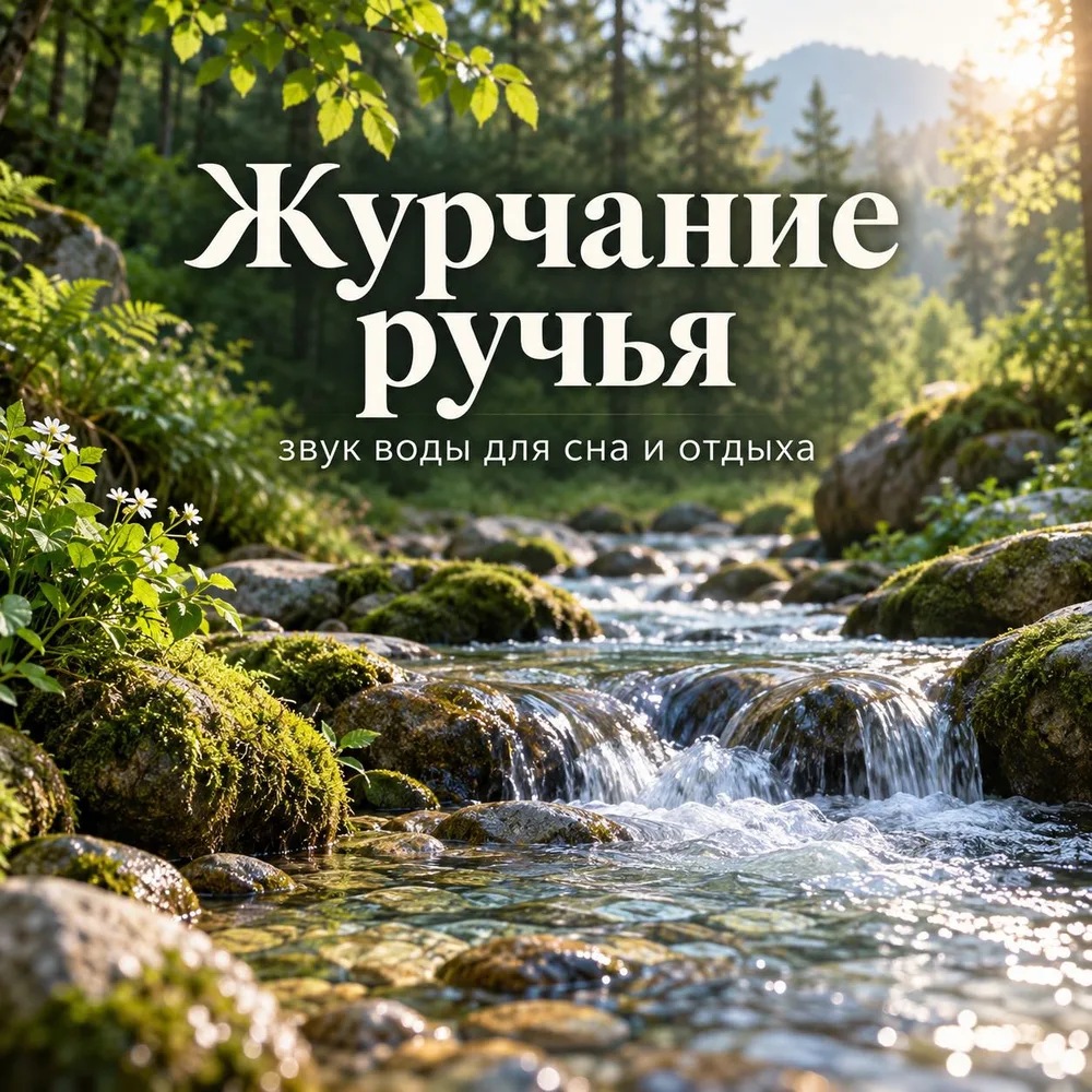 Обложка аудиопрактики «Журчание ручья» – Орий