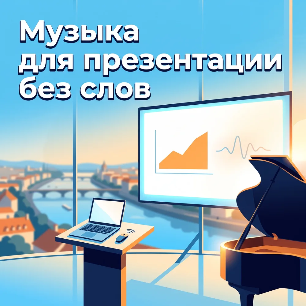Обложка: музыкальный альбом «Музыка для презентации без слов» – Тонолия