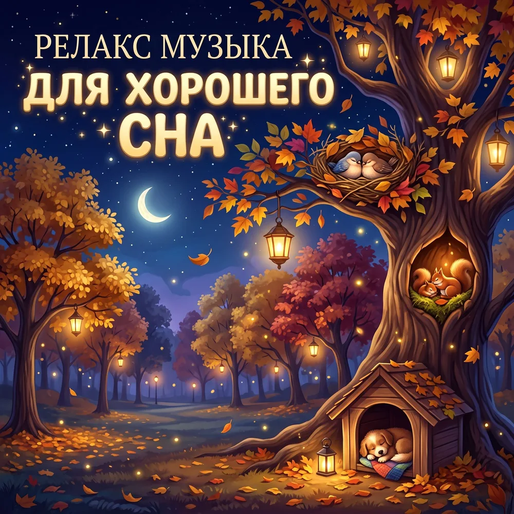 Обложка: музыкальный альбом «Релакс музыка для хорошего сна» – Настольная лампа