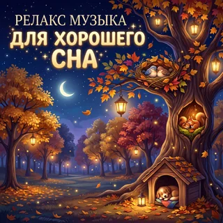 Обложка аудио «Релакс музыка для сна слушать – Тёплый круг лампы»